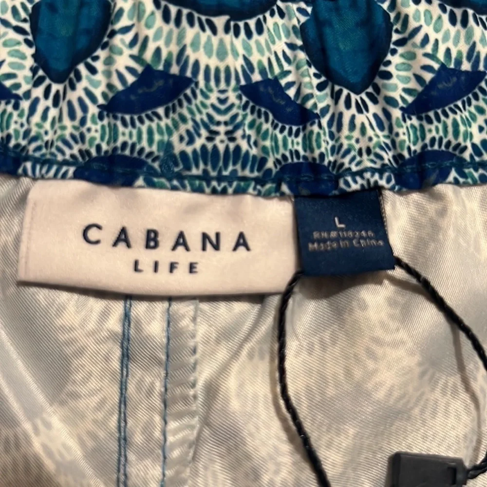 NEW Cabana Life | Road Map‎ Printed Boardshorts - UPF 50+ Sz L